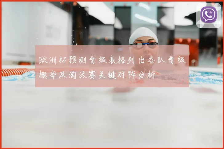 欧洲杯预测晋级表格列出各队晋级概率及淘汰赛关键对阵分析